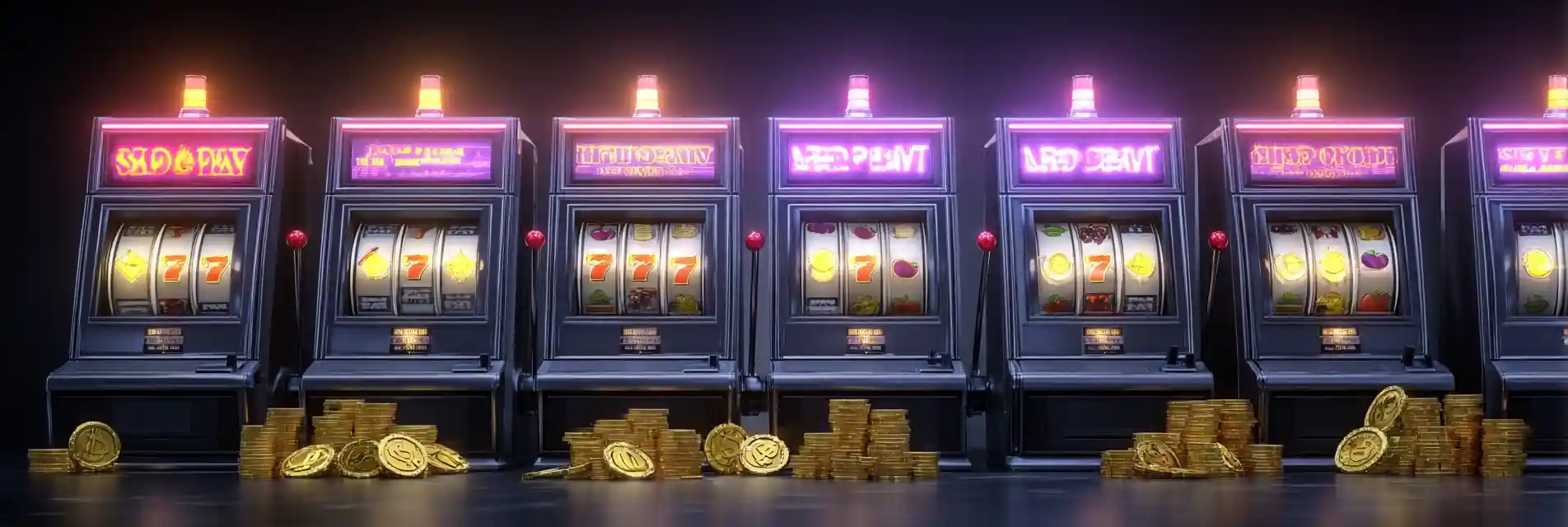 slot machine fonts